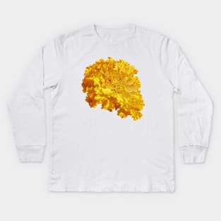 Yellow Marigold Kids Long Sleeve T-Shirt